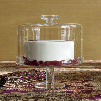 Footed Cake Stand with Dome.