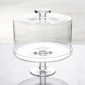 Footed Cake Stand with Dome.
