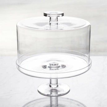 Footed Cake Stand with Dome.