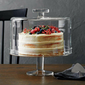 Footed Cake Stand with Dome.