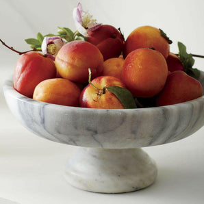 French Kitchen Marble Fruit Bowl.
