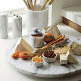 French Kitchen Marble Salt-Pepper Shaker.