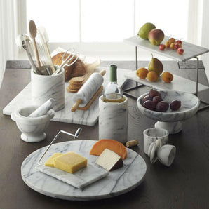 French Kitchen Marble Rolling Pin with Stand