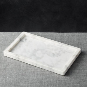 French Kitchen Marble Rectangle Tray.