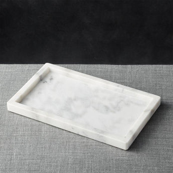 French Kitchen Marble Rectangle Tray.