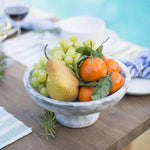 French Kitchen Marble Fruit Bowl
