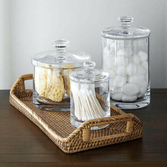 Small Glass Canister.