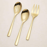 Gold Slotted Serving Spoon