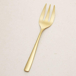 Gold Serving Fork