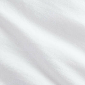 White Natural Hemp Sham.
