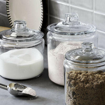 Heritage Hill 96 oz. Glass Jar with Lid.