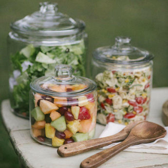 Heritage Hill 96 oz. Glass Jar with Lid.