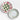 Holiday Stripe Dinner Plate
