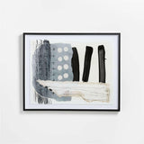 "Immersion I" Framed Wall Art Print Set 33.25"x41.25" by Jean Kenna.