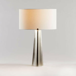 Isla Pewter Triangle Table Lamp