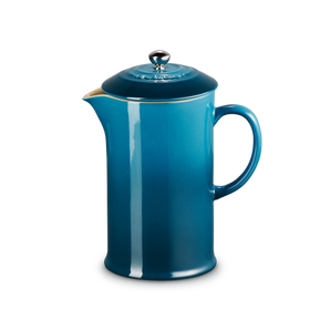 Le Creuset French Press, Deep Teal 22cm.