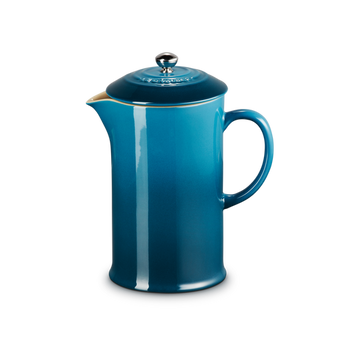Le Creuset French Press, Deep Teal 22cm.