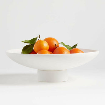 Sailor White Footed Bowl by Leanne Ford.