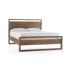 Linea II Natural Queen Bed.