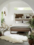 Linea II Natural Queen Bed
