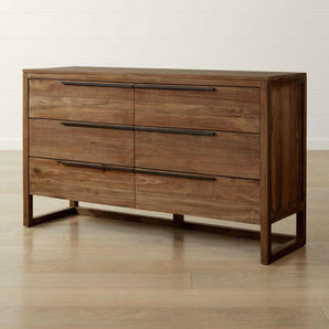 Linea Natural 6-Drawer Dresser