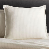 Linen Pinstripe Pillow Sham.