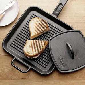 Lodge Cast Iron Panini Grll Prss.