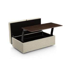 Lounge Deep Strong Ottoman with Tray.