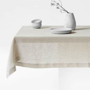 Marin Natural Linen Tablecloth 60"x90"