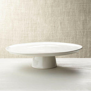 Marin White Large Cake Stand.