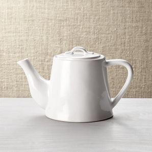 Marin White Teapot.