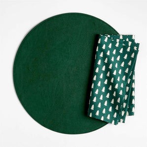 Maxwell Green Round Easy Cr Placemat