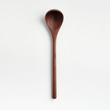 Modern Walnut Slotted Spoon.