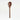 Modern Walnut Slotted Spoon.