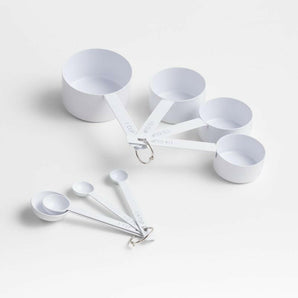 Nera Matte White Measuring Cups.