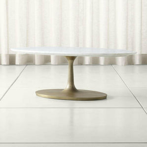 Nero Marble Oval Coffee Table