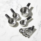 OXO ® Stainless Steel Magnetic Measuring Cups, Set of 4.