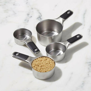 OXO ® Stainless Steel Magnetic Measuring Cups, Set of 4
