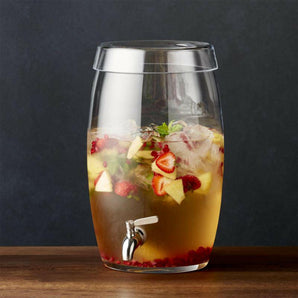 Marin 2.7-Gallon Glass Drink Dispenser.