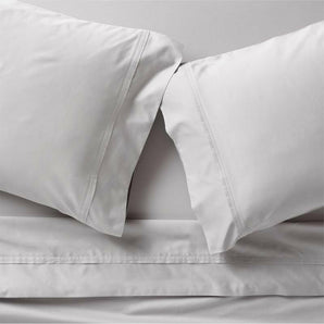 400 Thread Count Organic Sateen Dove King Sheet Set.