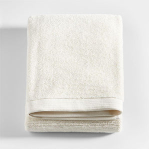 Ivory Antimicrobial Organic Cotton Bath Towel.