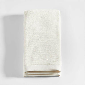 Antimicrobial Woolen Ivory Organic Cotton Hand Towel