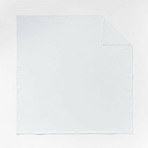 Organic Cotton Crisp White Duvet Cover.