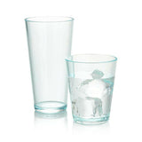 Pop Aqua 24 oz Acrylic Drink Glass