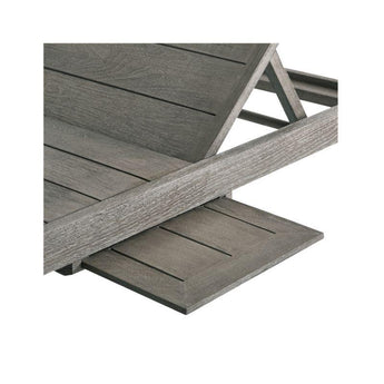 Regatta Teak Chaise Grey Wash.
