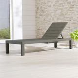 Regatta Teak Chaise Grey Wash.