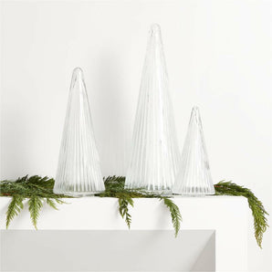 Ribbed Glass Tree Large