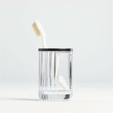 Ribbed Glass Tumbler.