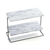 French Kitchen Marble 2-Tier Server.