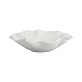 White Ruffle 11" Small Bowl.